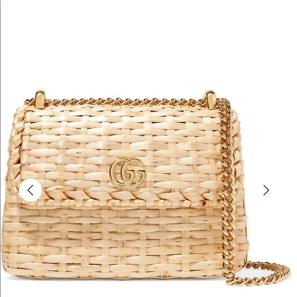 ISO GUCCI Linea Cestino mini wicker bag - Picture 3 of 3
